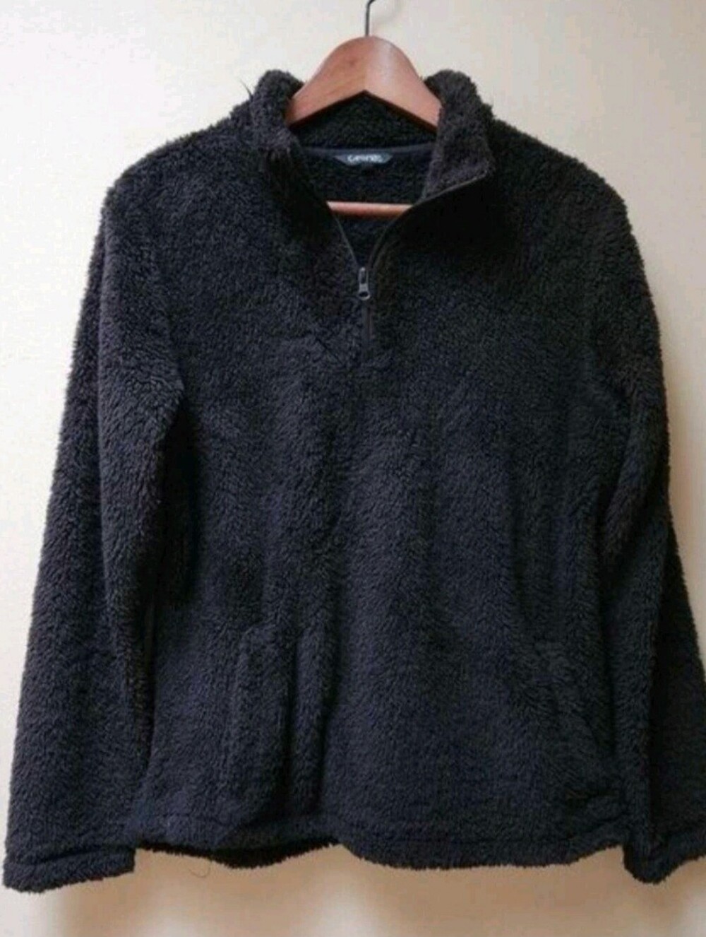 5/$25 George Fuzzy Black Sweater M